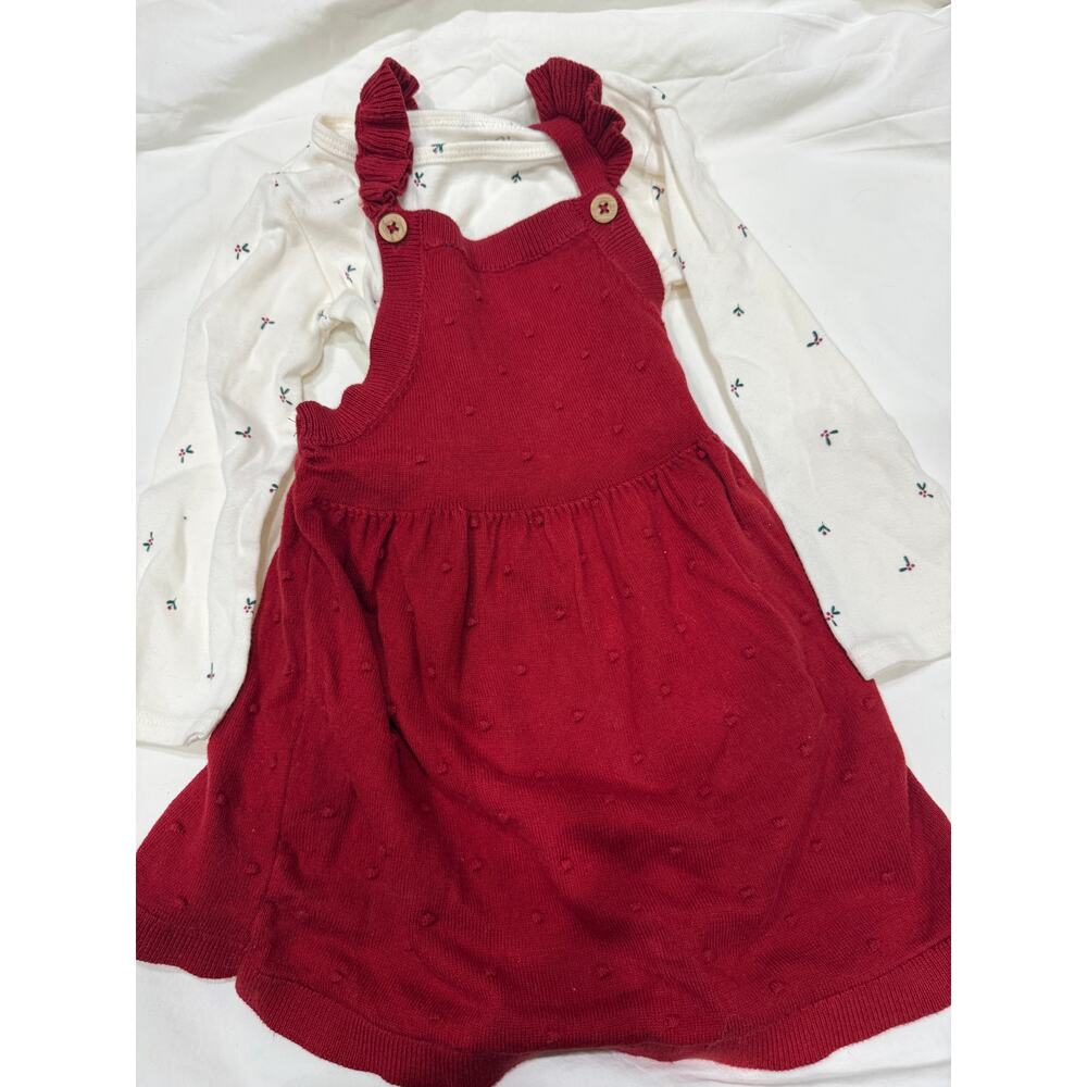 Carter's 2 Piece Romper and  Long Sleeve Onsie Size 24 Months  0209